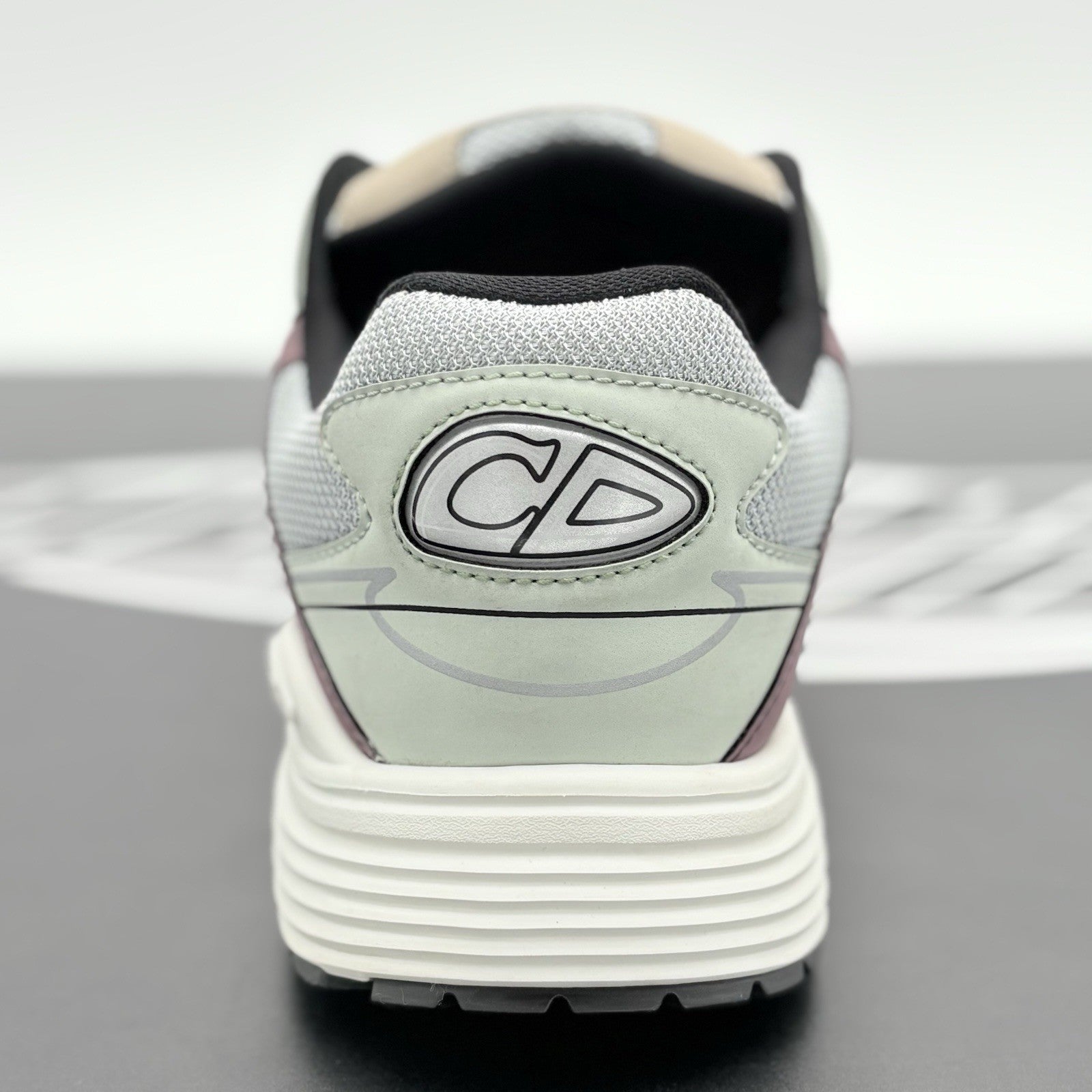 Size 45 (12 US) - Dior B30 Reflective Sneaker ' Light Green Purple ' | EXCELLENT