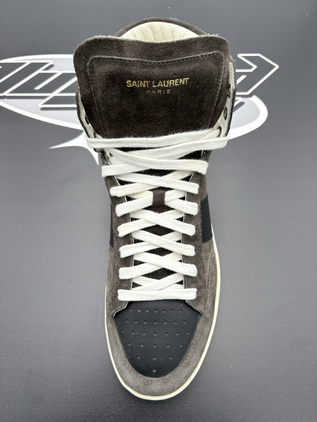 Size 43 (10 US) - Saint Laurent Court Classic ' Clay Suede ' | GOOD CONDITION!
