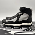 Size 8 UK (9 US) - Prada Cup High Top ‘ Black, Grey ‘
