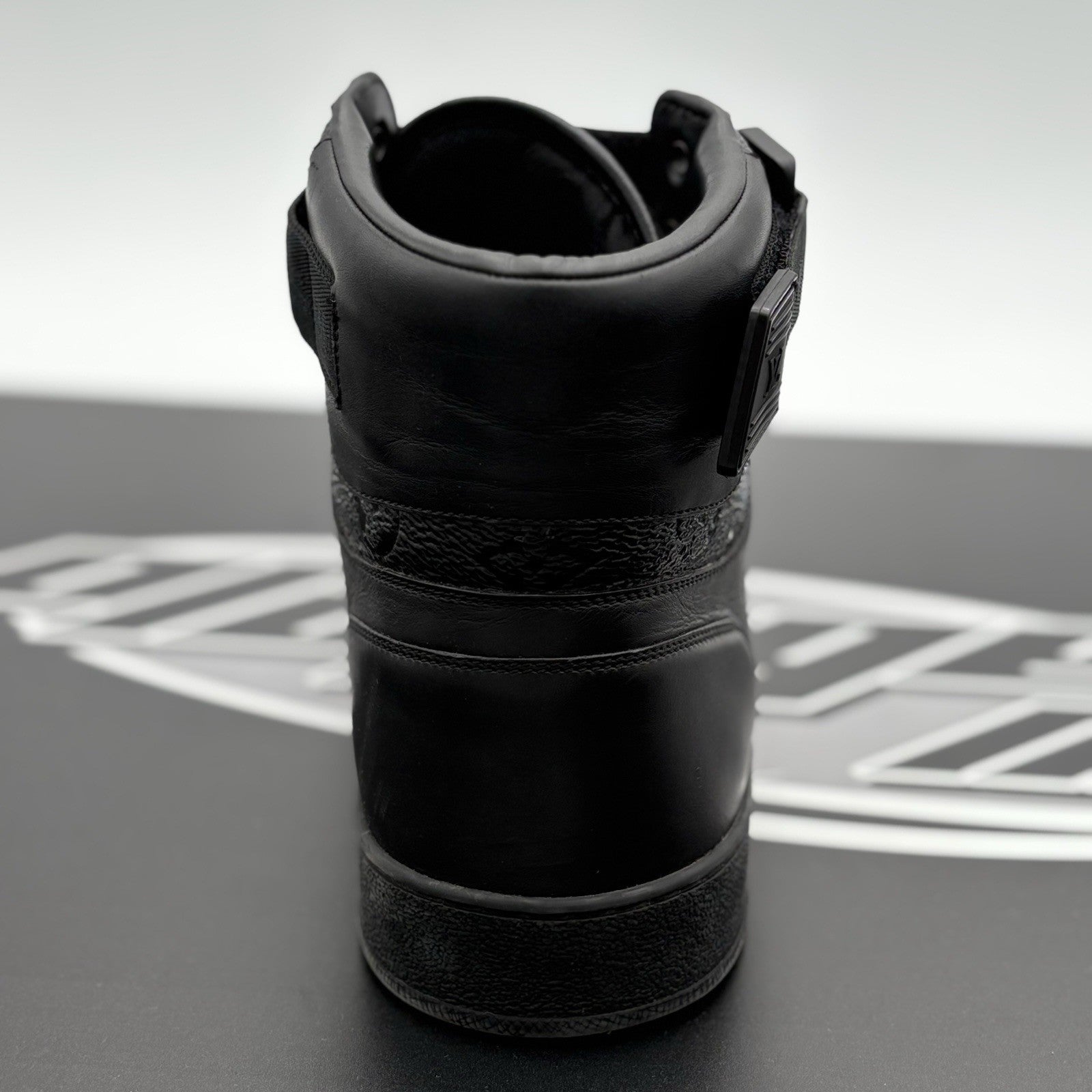 Size 7.5 LV (8.5-9 US) - Louis Vuitton Rivoli High Top ' Black ' | SUPER CLEAN!