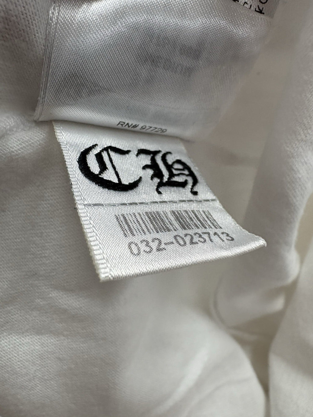 Size Medium - Chrome Hearts Plus Logo Short Sleeve T-Shirt ' White ' | EXCELLENT