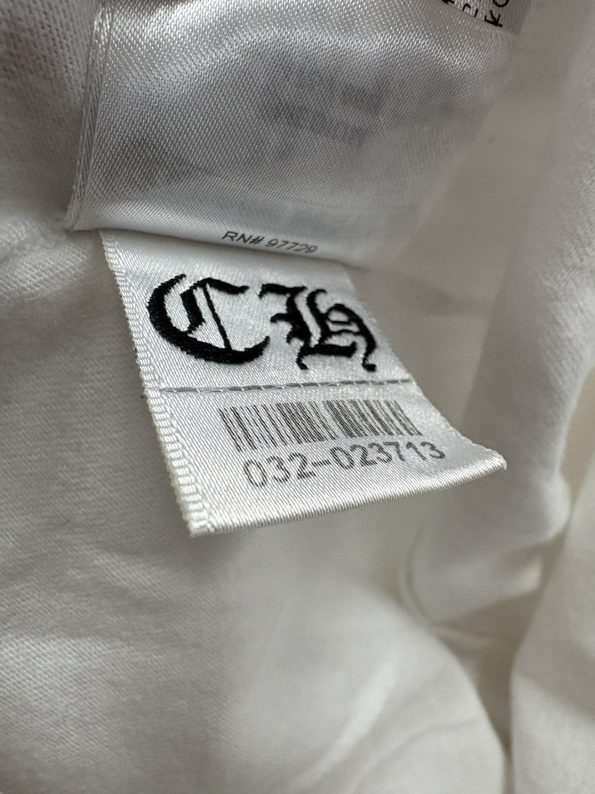 Size Medium - Chrome Hearts Plus Logo Short Sleeve T-Shirt ' White ' | EXCELLENT
