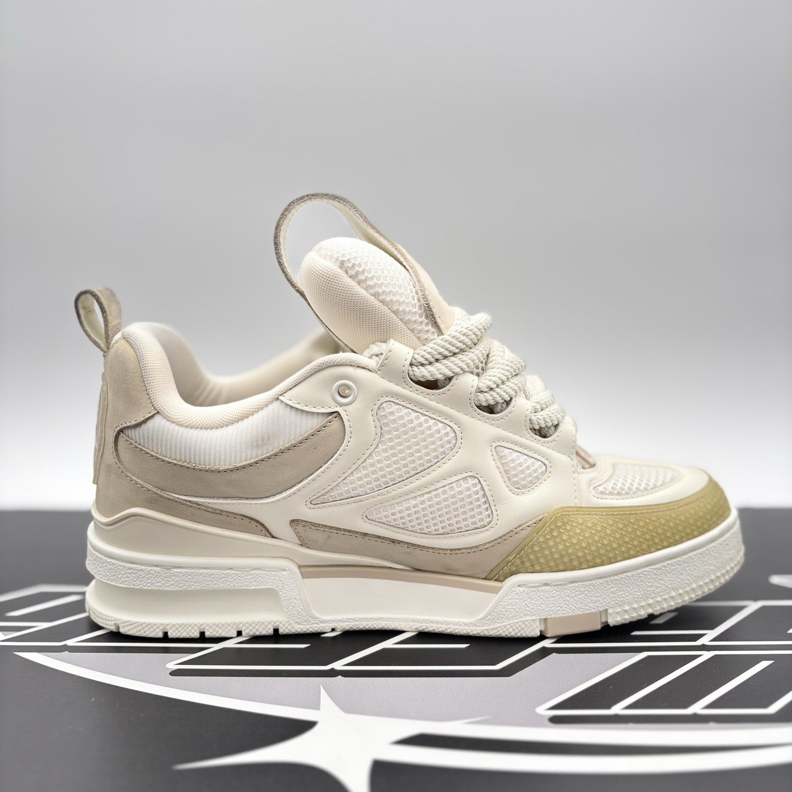 Size 7 LV (8-8.5 US) - Louis Vuitton Skate ' Beige White ' | GREAT COND!