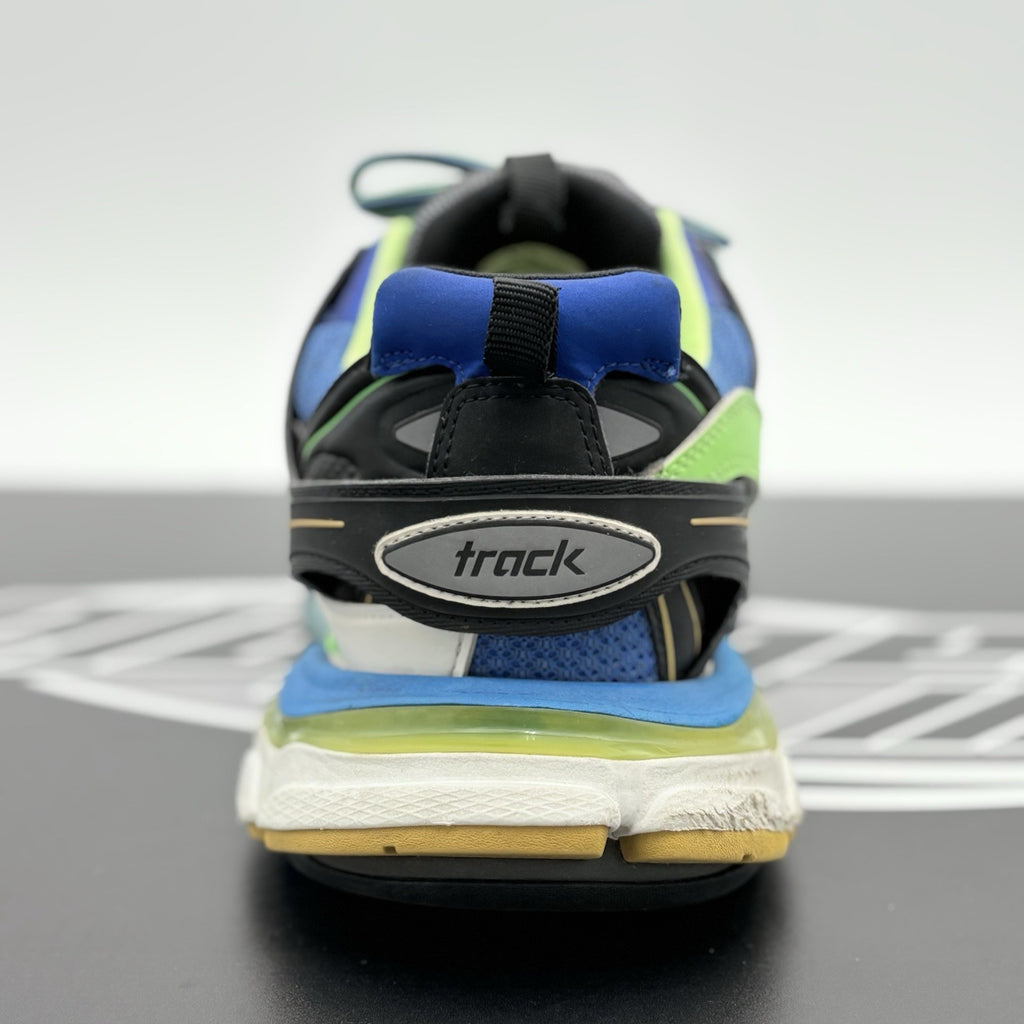 Size 43 (US 10) - Balenciaga Track ' Black Green Blue Gold ' | GOOD CONDITION