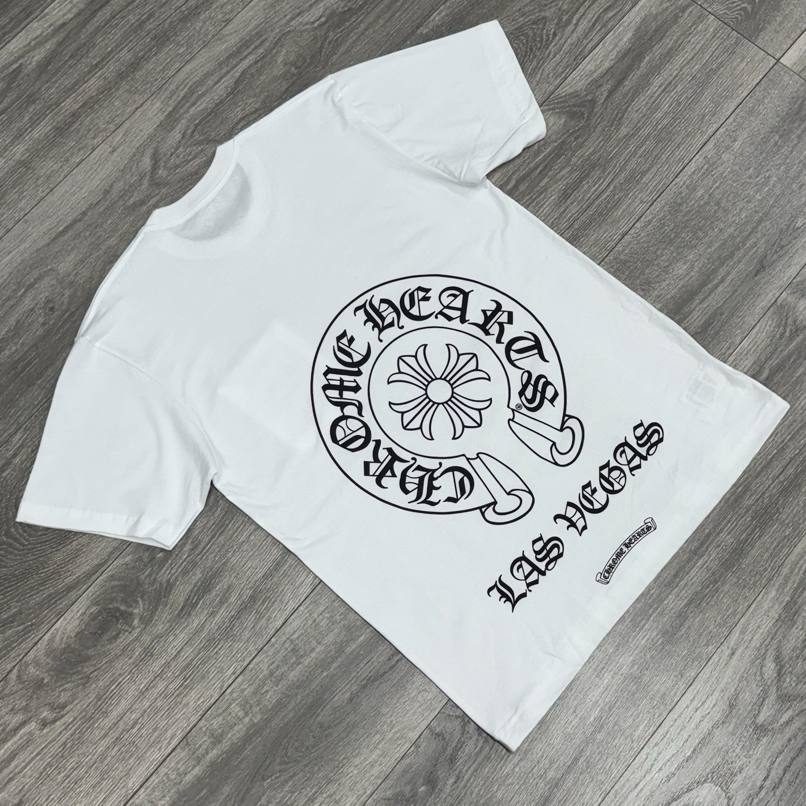 Size M - Chrome Hearts Las Vegas Horseshoe Logo T-Shirt ' White ' | BRAND NEW