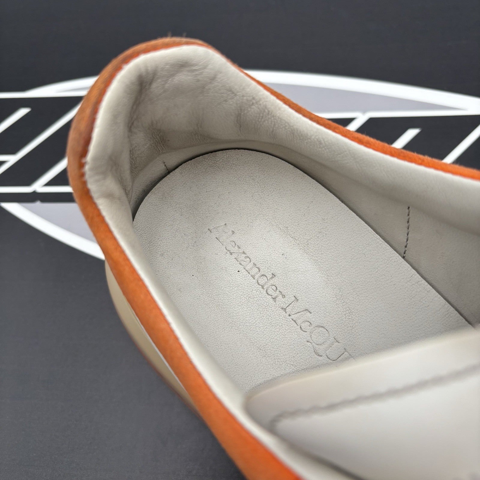 Size 43 (10 US) Alexander McQueen ' Translucent Orange ' | GREAT COND!