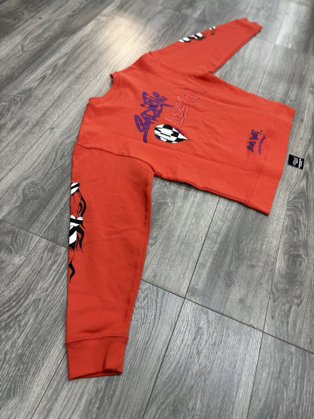 Size Medium - Chrome Hearts Matty Boy Sadistic Lipstick Crewneck ' Red ' | NEW!