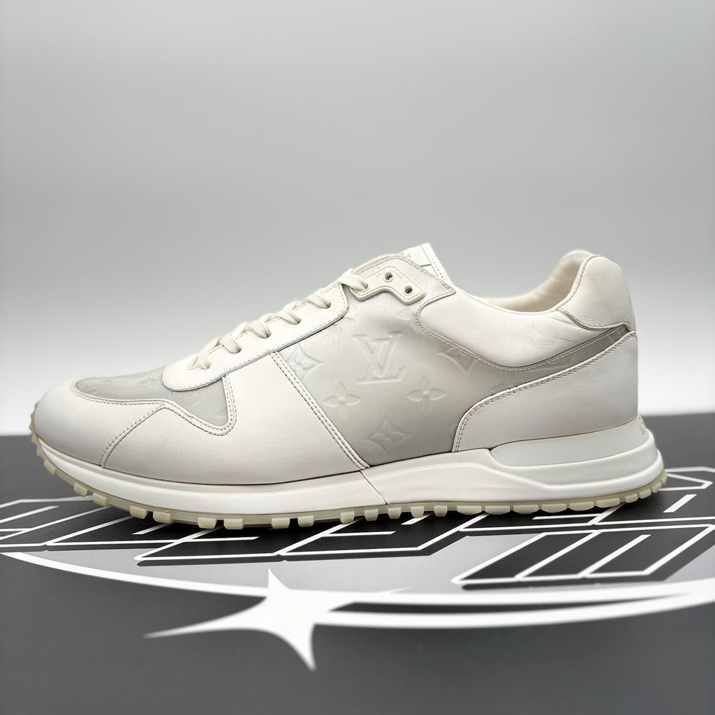 Size 12 LV (13-13.5 US) Louis Vuitton Run Away Sneaker ' White ' | GOOD!