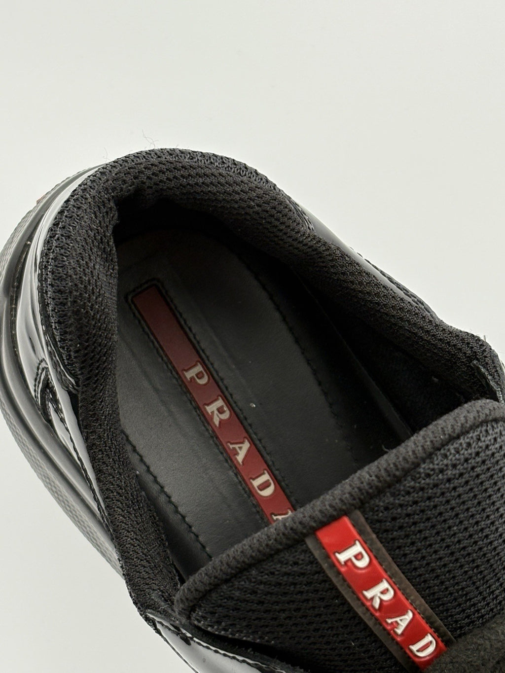 Size 7 UK (8 US) Prada Americas Cup ' Black ' | GOOD CONDITION!