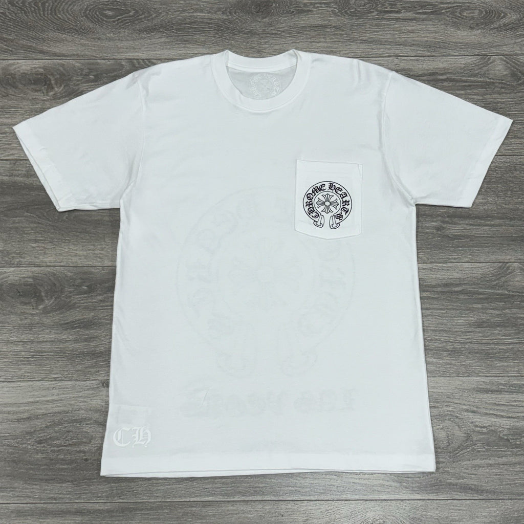 Size M - Chrome Hearts Las Vegas Horseshoe Logo T-Shirt ' White ' | BRAND NEW