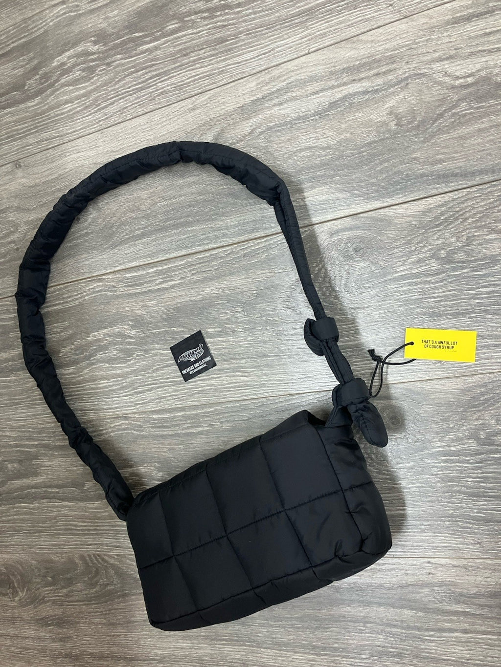 Thats A Awful Lot Of Cough Syrup | Puffer Bag | BRAND NEW | RETAIL : $255