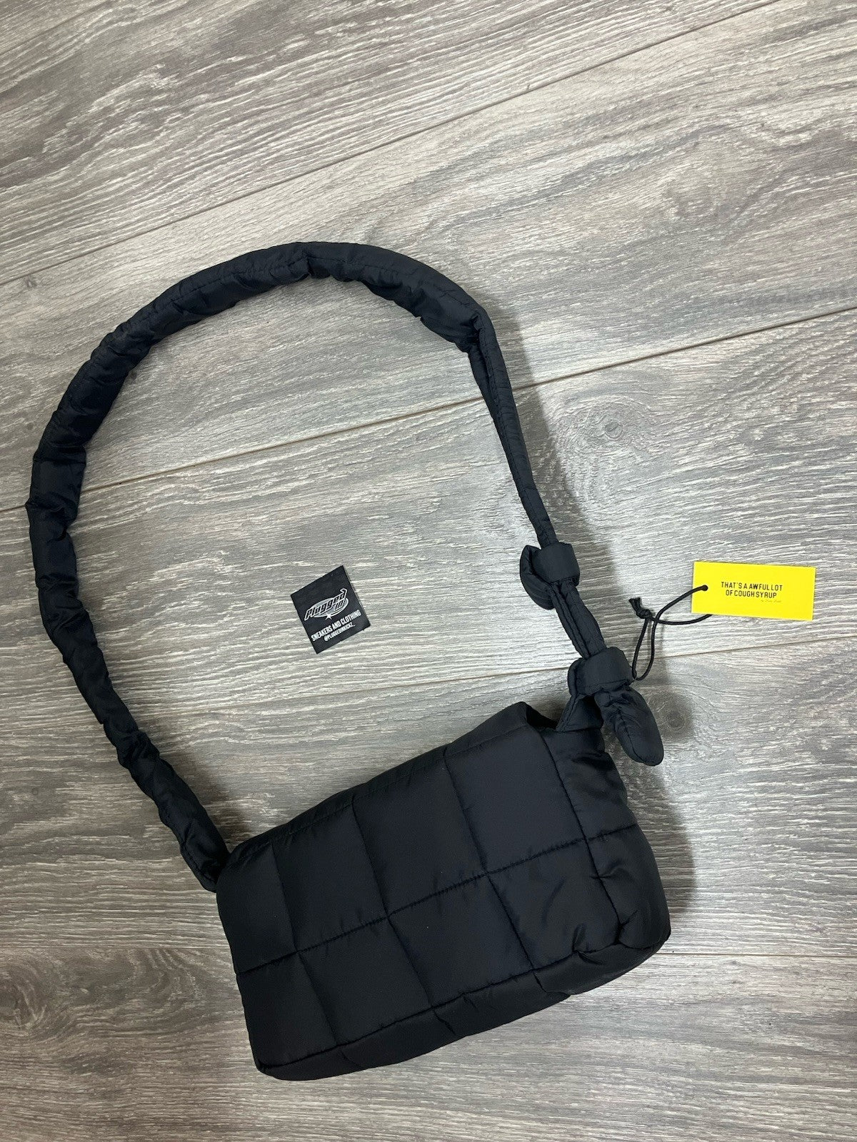 Thats A Awful Lot Of Cough Syrup | Puffer Bag | BRAND NEW | RETAIL : $255