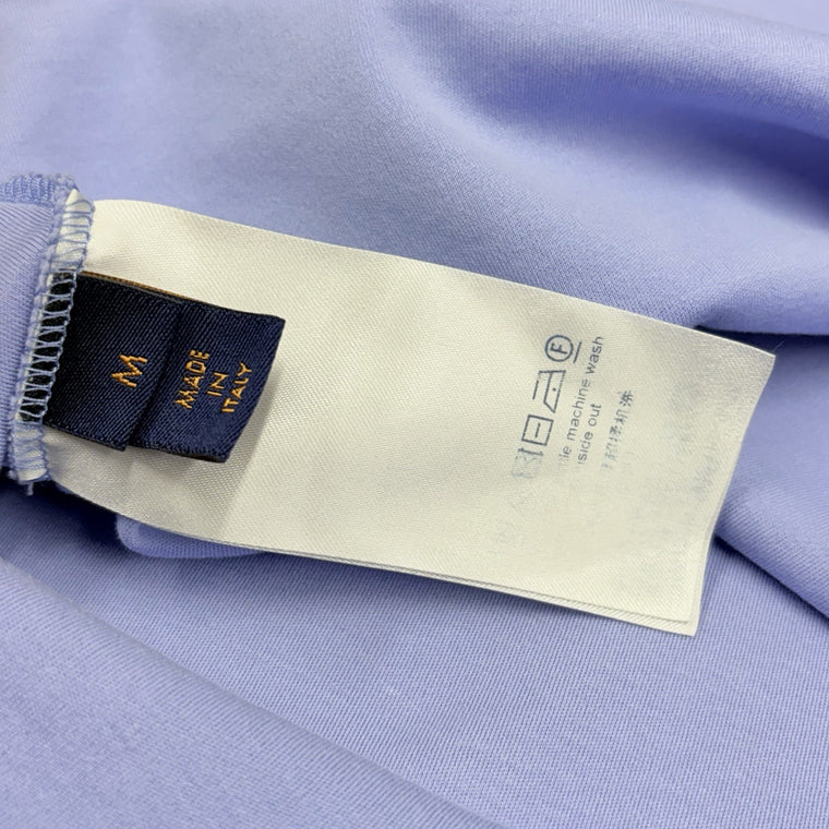 Cotton Damier Pocket T-Shirt Lavender — photo 11