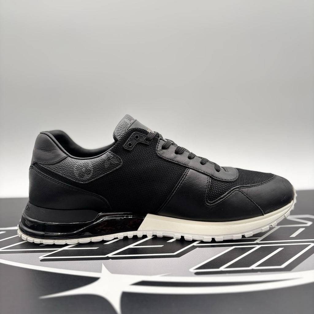 Size 7.5 LV (8.5-9 US) Louis Vuitton Run Away Sneaker ' Black White ' | GOOD!