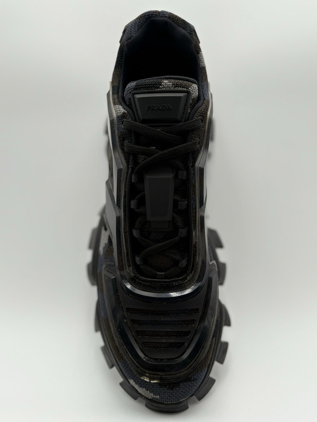 Size 11 UK (12 US) Prada Cloudbust Thunder ' Camo - Smokey Grey ' | SUPER CLEAN!