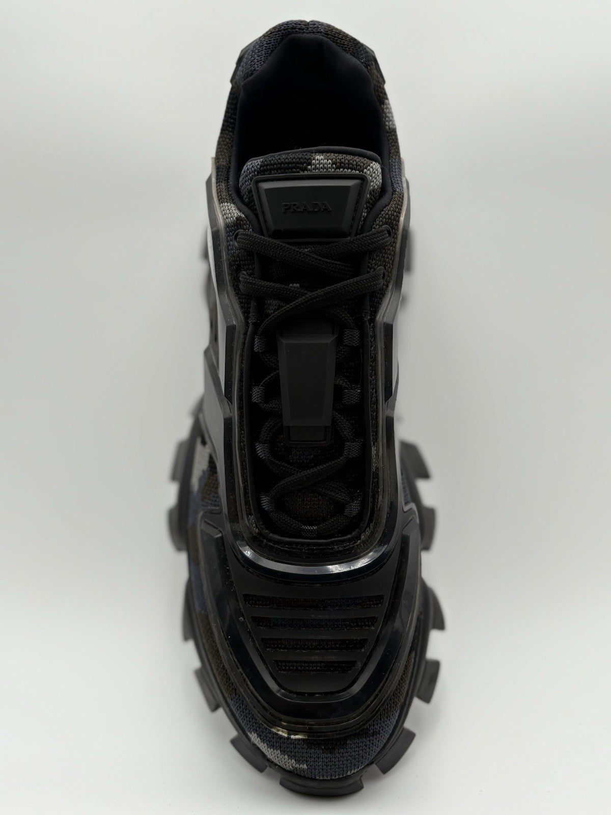 Size 11 UK (12 US) Prada Cloudbust Thunder ' Camo - Smokey Grey ' | SUPER CLEAN!