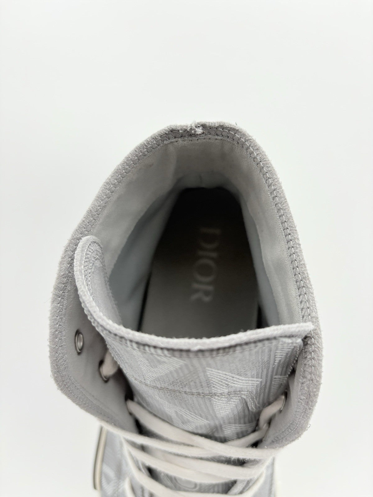Size 45 (12 US) - Dior B23 High CD Diamond ' Grey White ' | GOOD CONDITION!