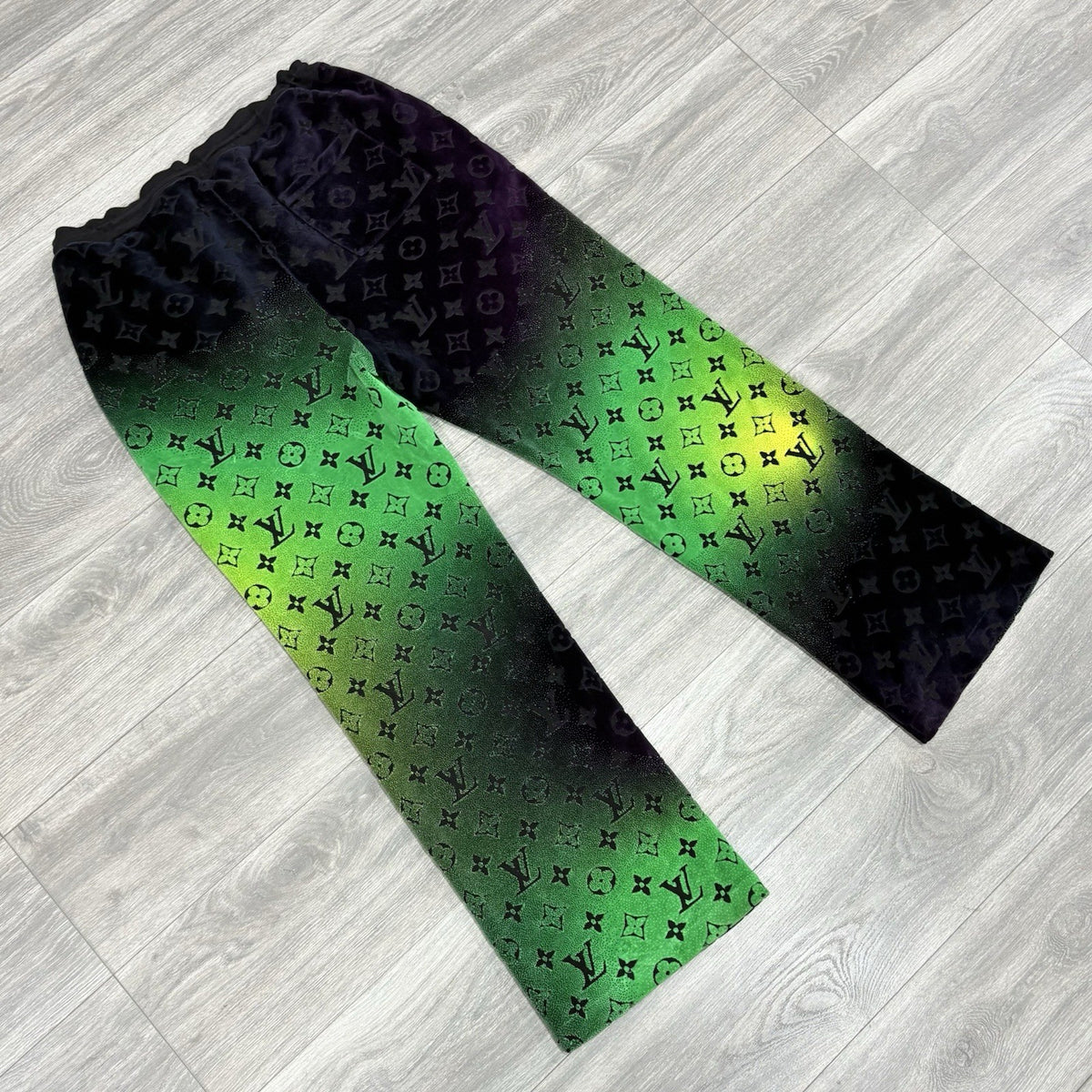 Monogram Velvet Sweatpants — photo 6