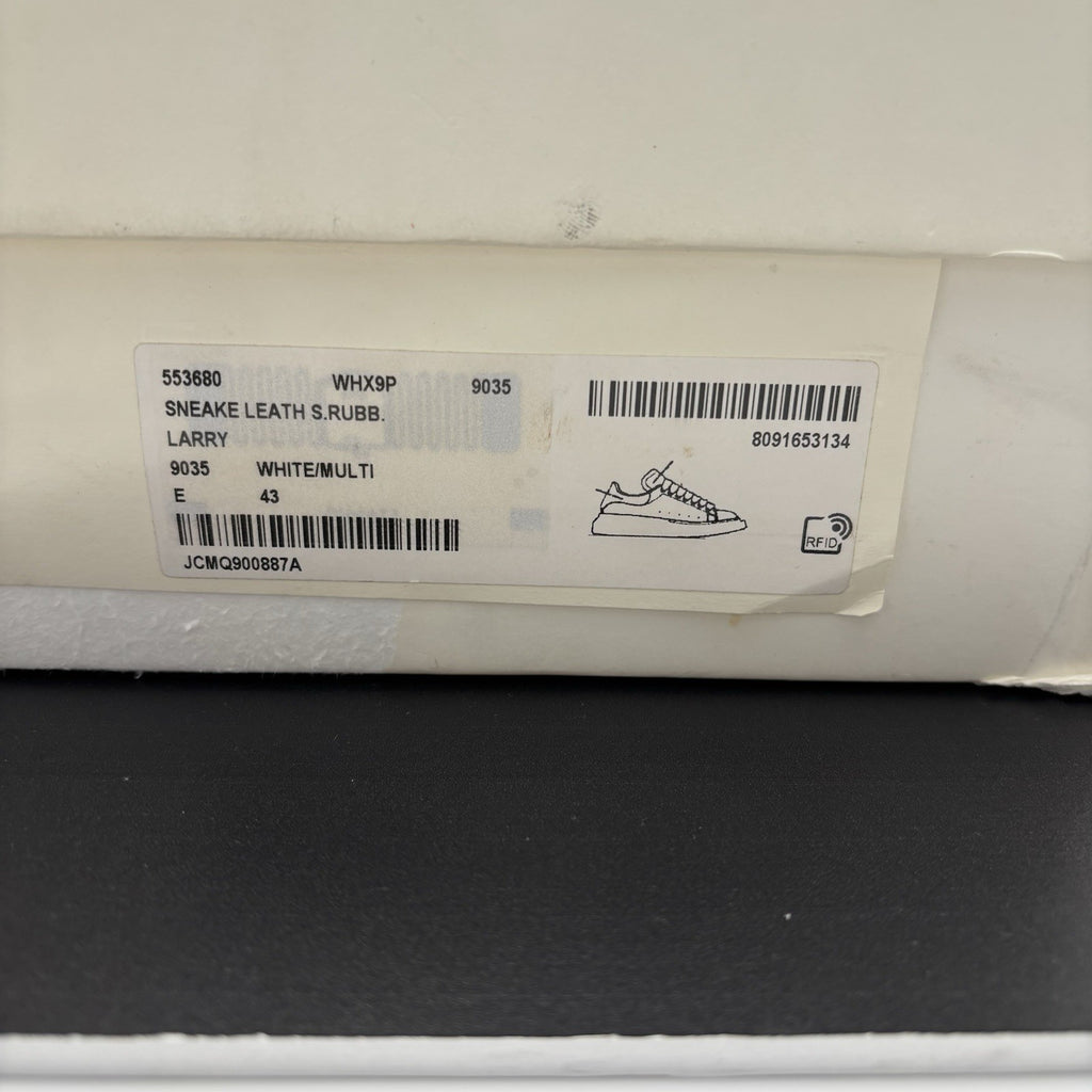 Size 43 (10 US) Alexander McQueen Oversized ' White, Multicolor ' | GREAT COND!