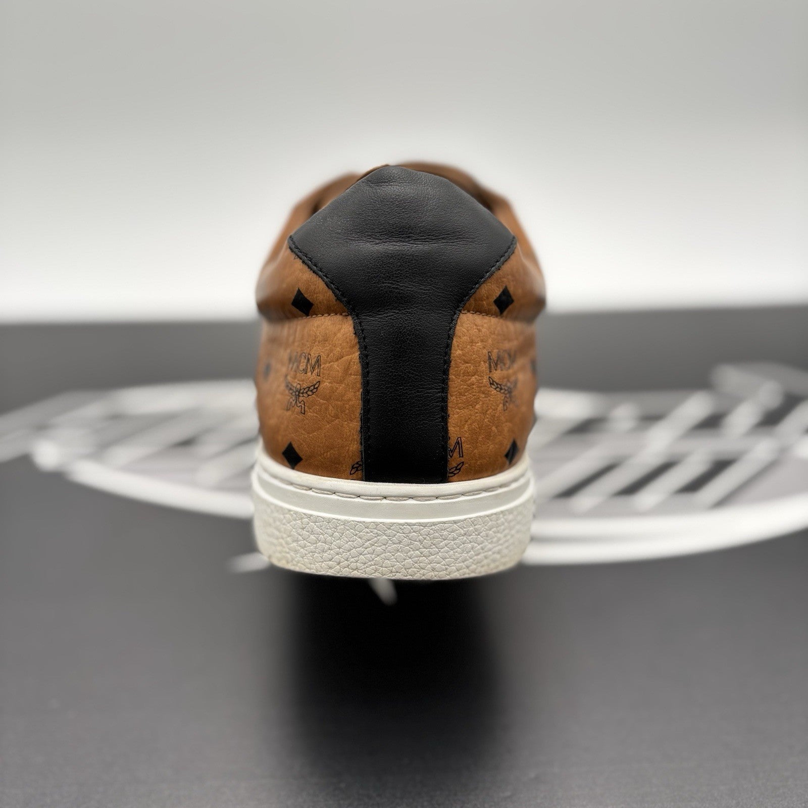 Size 45 (12 US) - MCM Terrain monogram-print sneakers | GOOD CONDITION!