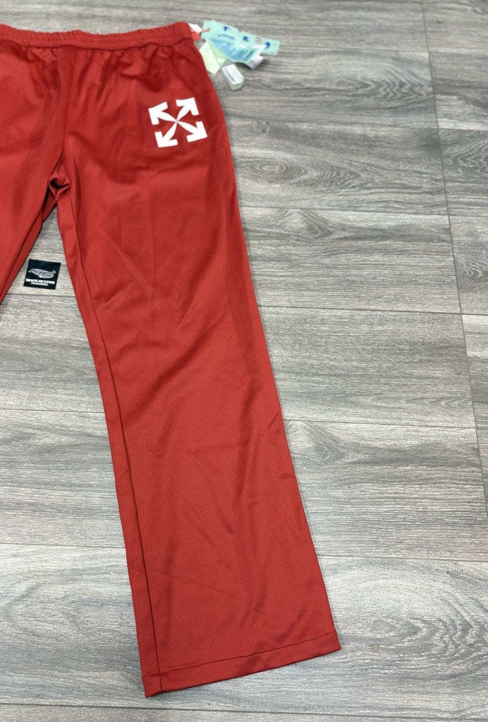 Size XXL - Off-White Single Arrow Slim Trackpant ' Red ' | NEW!