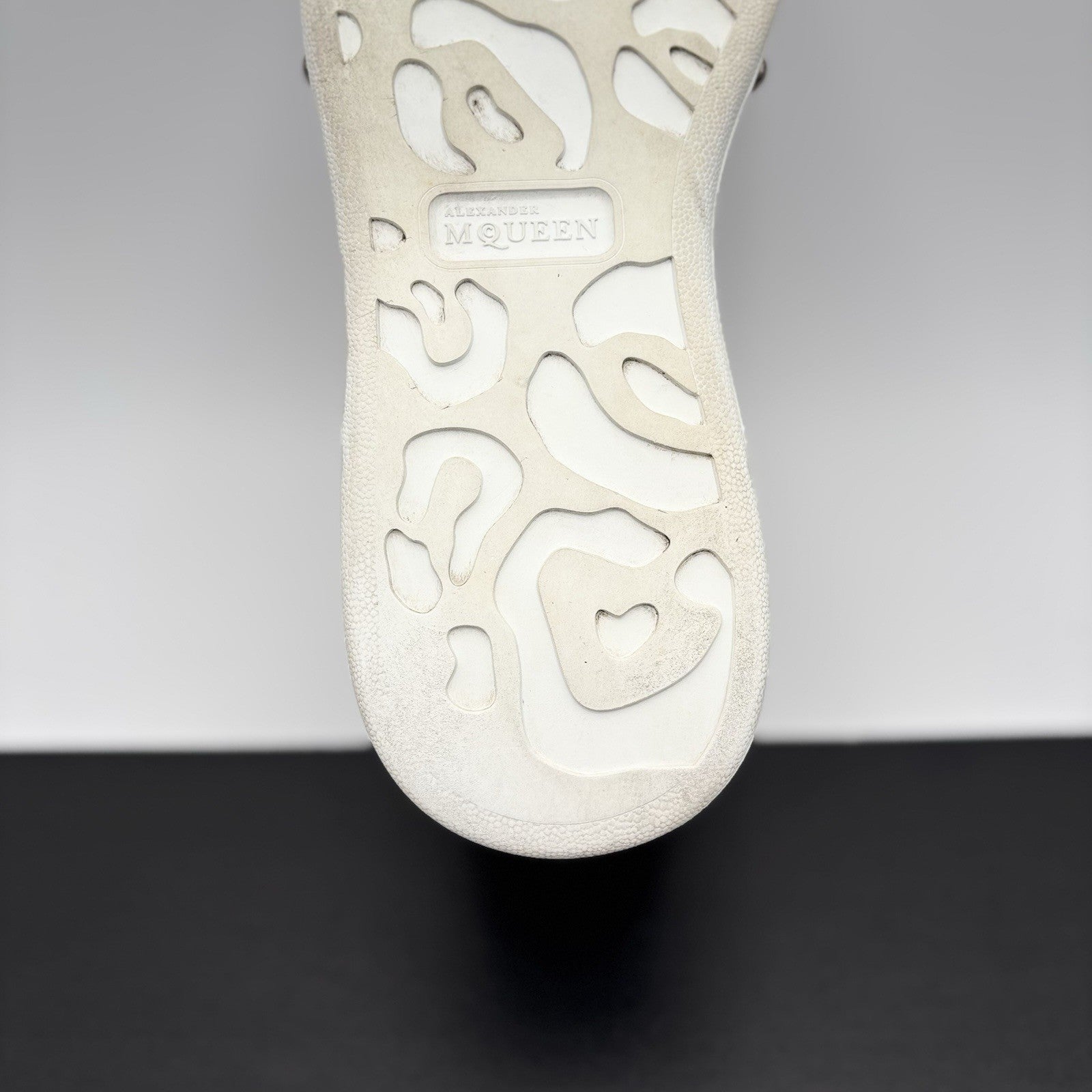 Size 41 (8 US) - Alexander McQueen Oversized Studded ' White Black ' | GREAT!