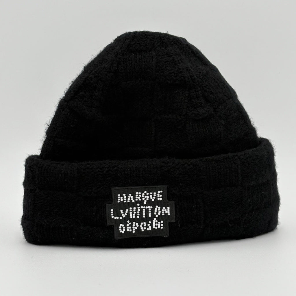 Louis Vuitton Pearls Beanie ' Black '