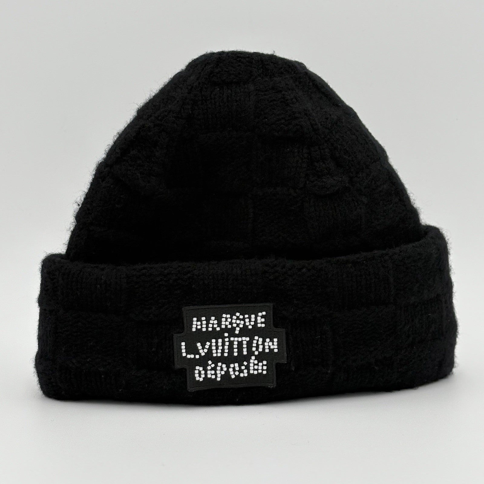 Louis Vuitton Pearls Beanie ' Black '