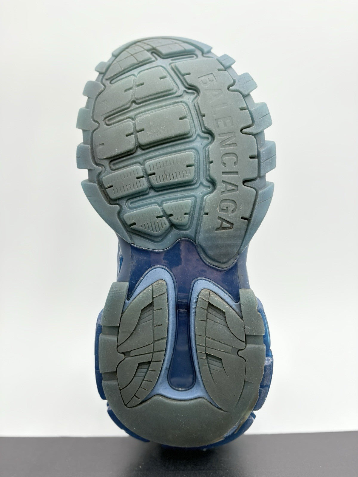 Size 40 (7 US) - Balenciaga Track ' Clear Sole Dark Navy '