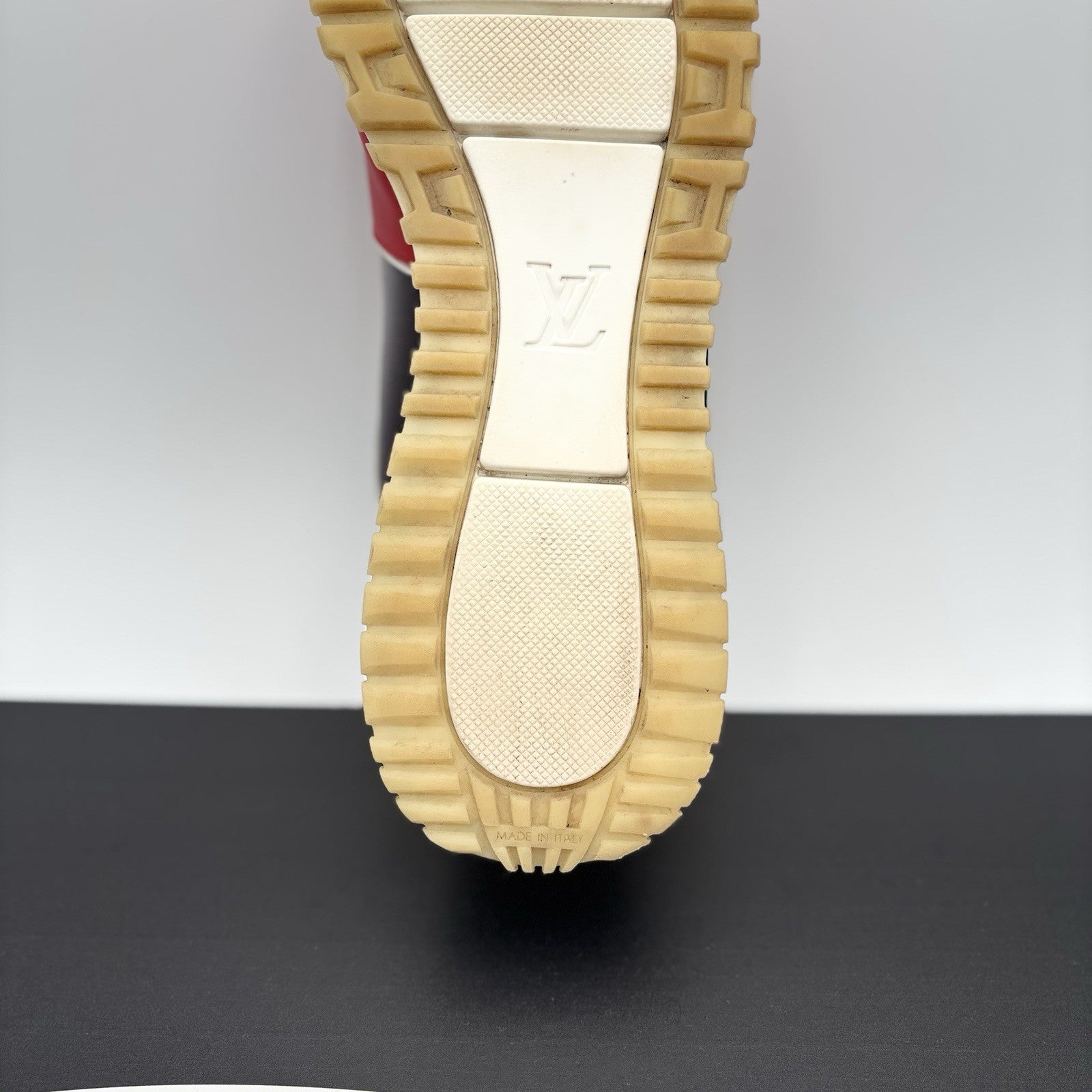 Size 8.5 LV (9.5-10 US) Louis Vuitton Runaway ' Red Black White ' | GOOD COND!