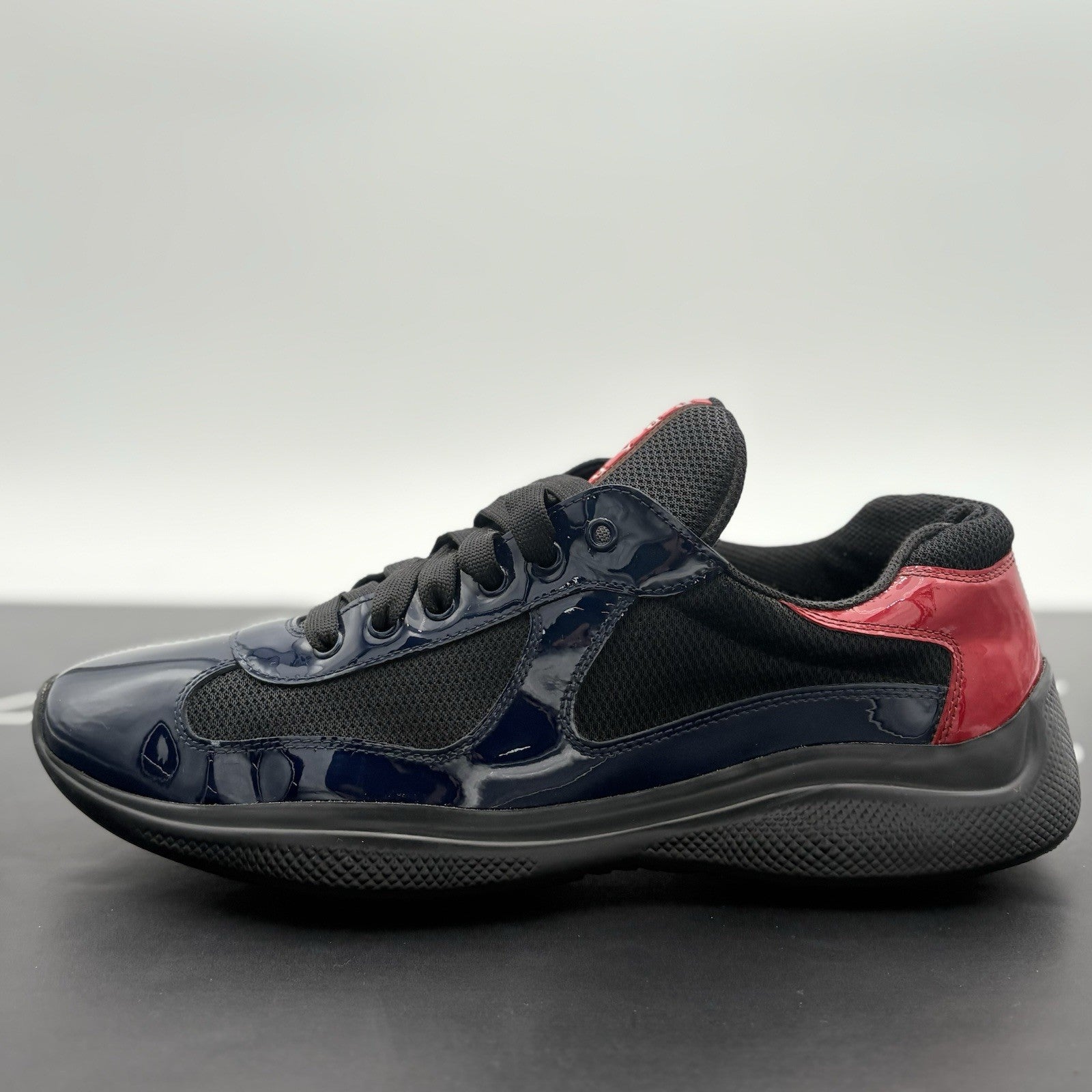 Size 10 UK (11 US) Prada Americas Cup ' Navy Red ' | GREAT CONDITION!
