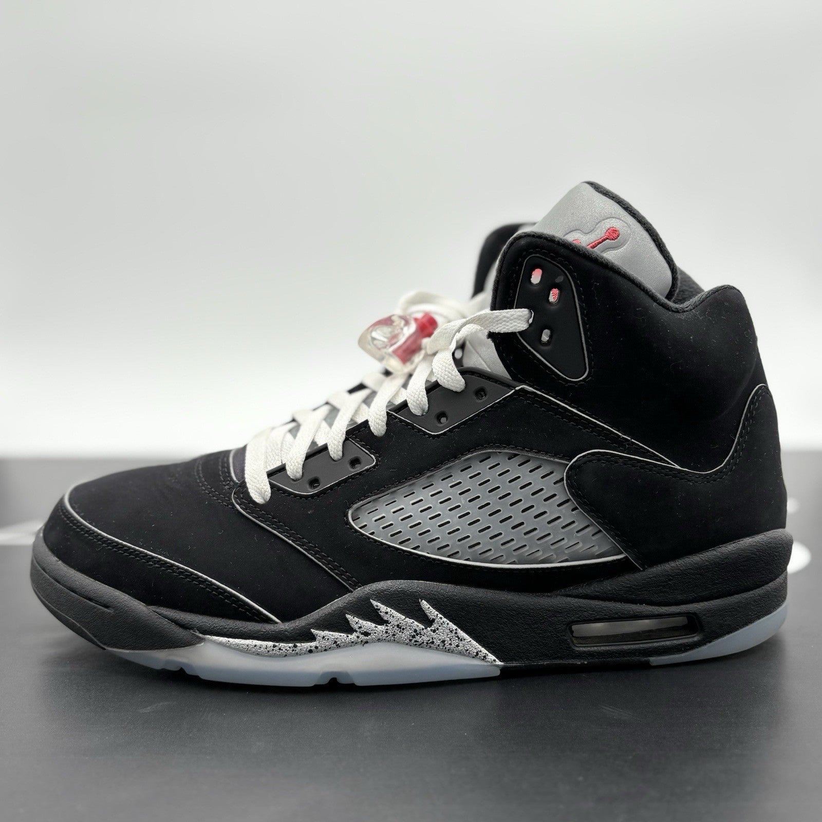 Size 12 - Air Jordan 5 Retro OG ' Black Metallic Reimagined ' | ONLY WORN 3x !