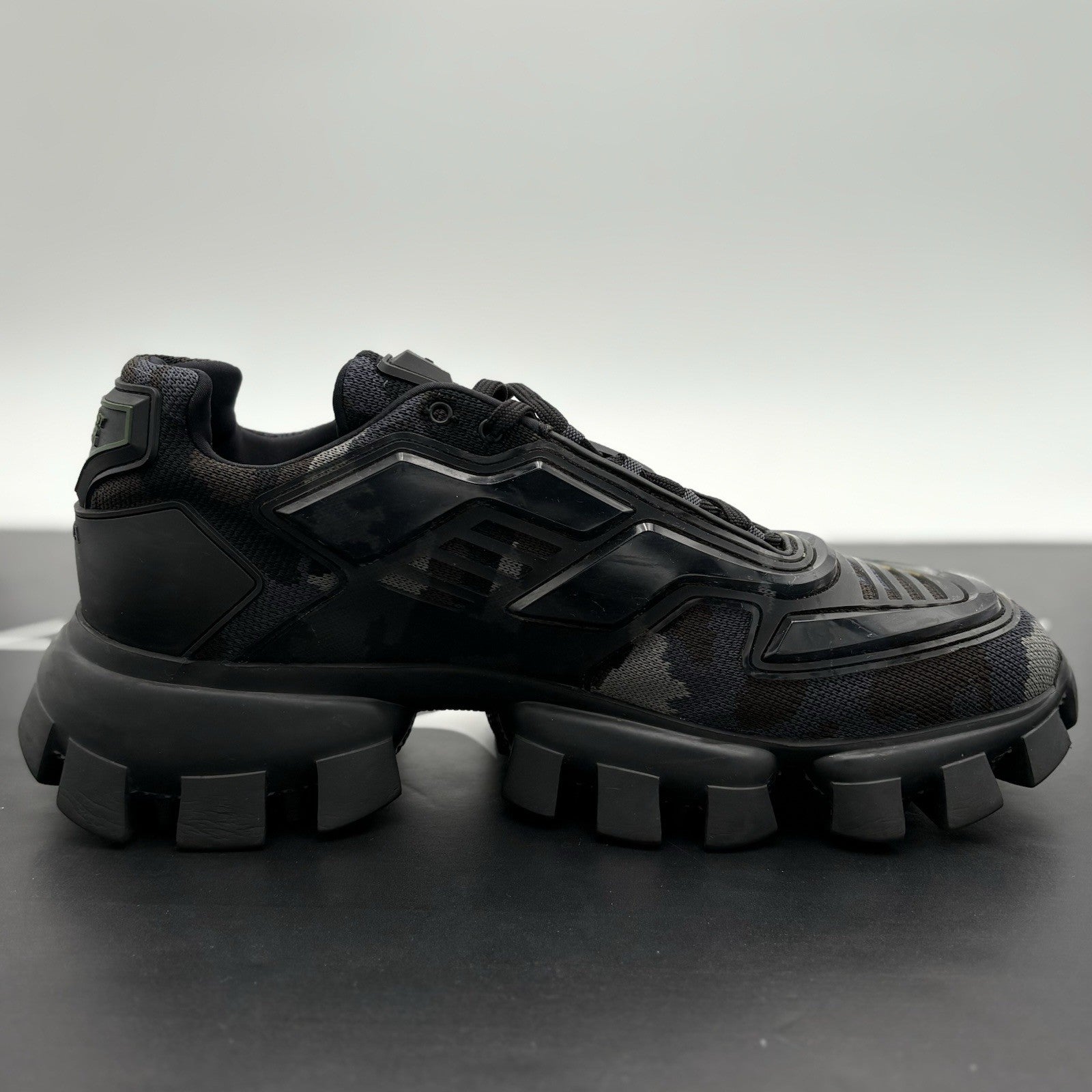 Size 11 UK (12 US) Prada Cloudbust Thunder ' Camo - Smokey Grey ' | SUPER CLEAN!