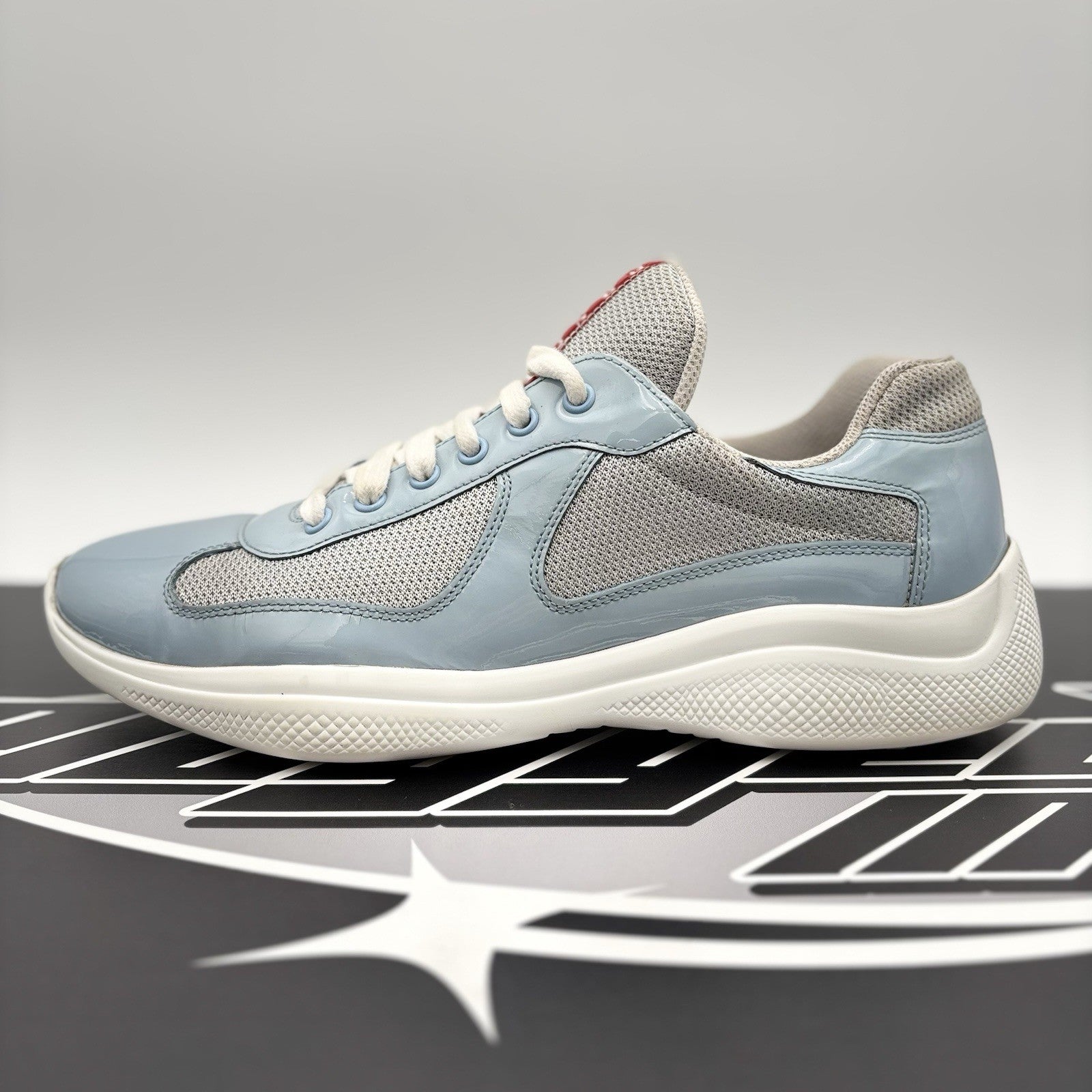 Size 9 UK (10 US) - Prada Americas Cup ' Sky Blue, White ' | GOOD CONDITION!