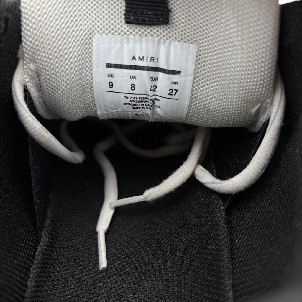 Size 42 (9 US) Amiri Bone Runner ' White, Beige, Grey ' | GOOD CONDITION!