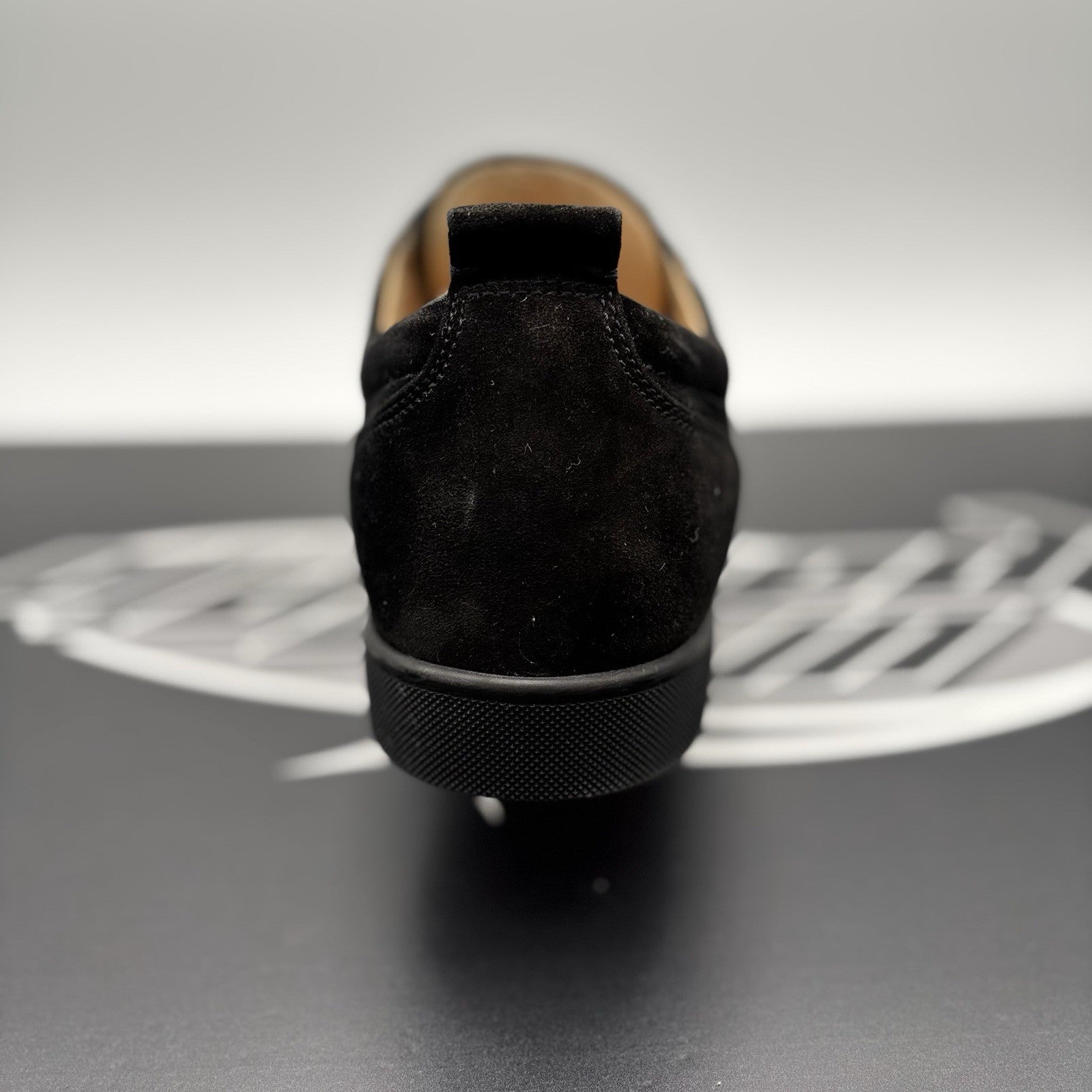 Size 46 (13 US) Christian Louboutin Low Spiked  ' Black ' | GREAT!