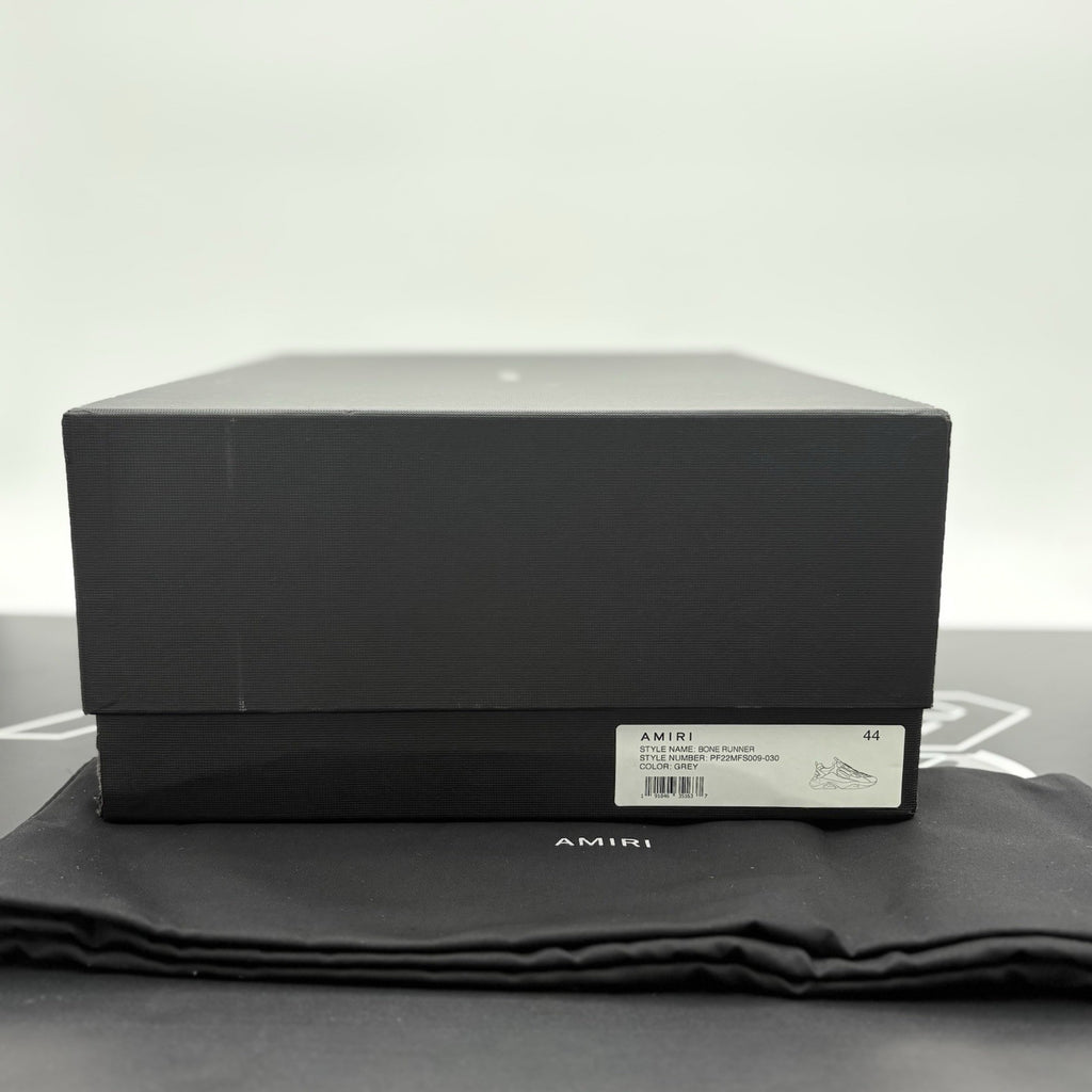 Size 44 (11 US) Amiri Bone Runner ' Grey ' | BRAND NEW! * 100% AUTHENTIC *