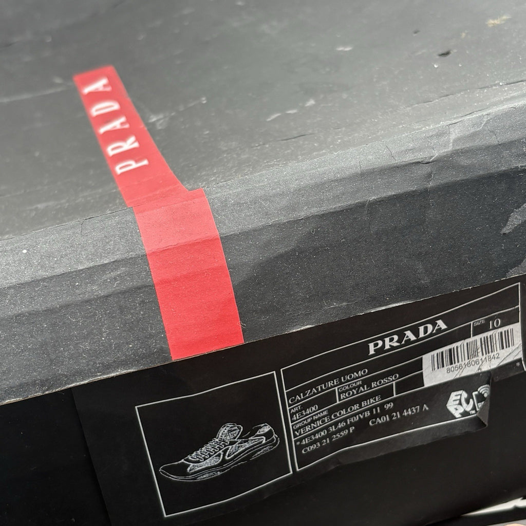 Size 10 UK (11 US) Prada Americas Cup ' Navy Red ' | GREAT CONDITION!