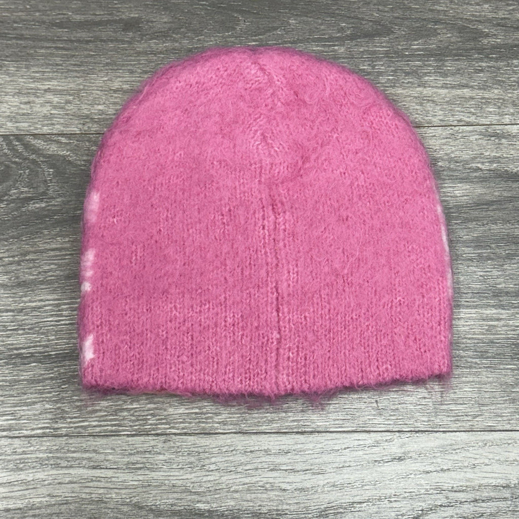Thats An Awful Lot Of Cough Syrup Mohair Beanie ' Pink ' | NEW!