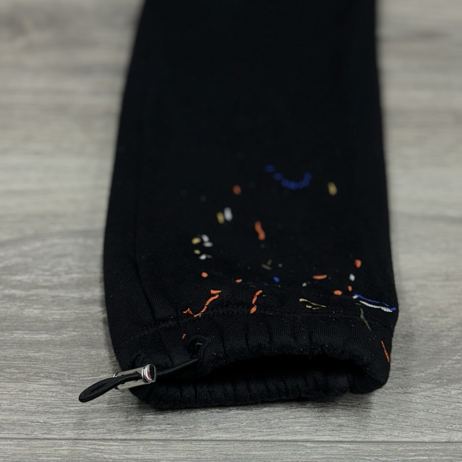 Size Small - Amiri Core Logo Paint Drip Sweatpants ' Black ' | SUPER CLEAN!