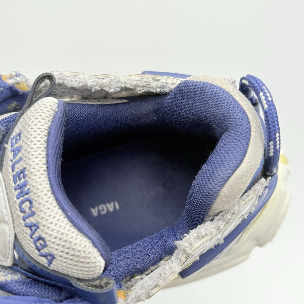 Size 41 (8 US) - Balenciaga Runner ' White Blue Yellow ' | GOOD CONDITION!