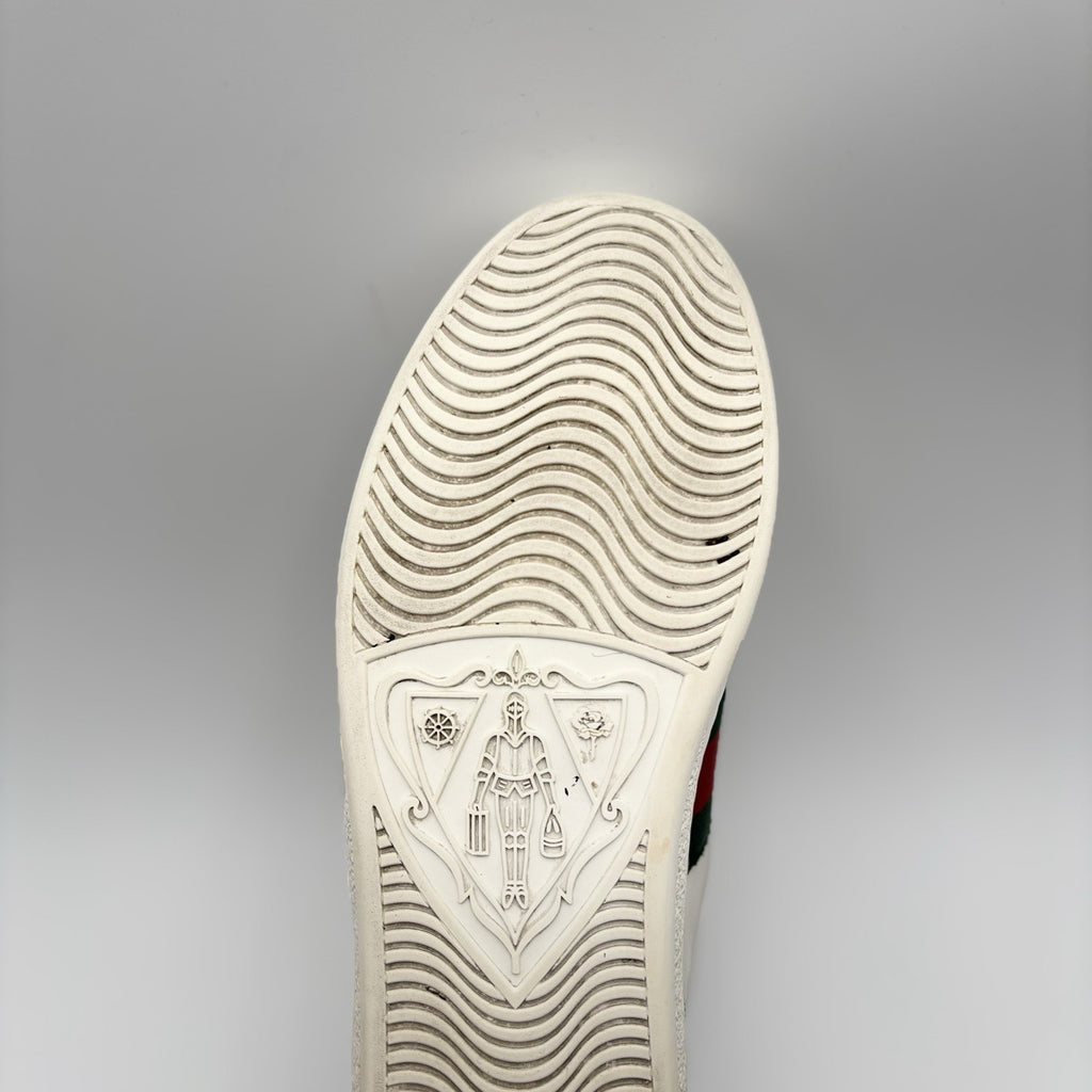 Size 36.5 - Gucci Ace Studded ' White, Pearls ' | GREAT CONDITION!