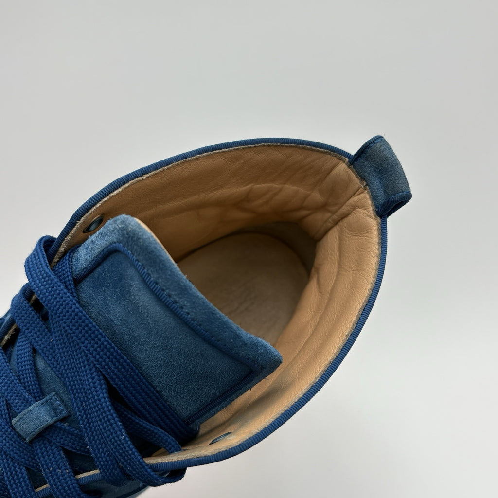 Size 43.5 (10.5 US) -Christian Louboutin High ' Blue White’ | GOOD CONDITION!