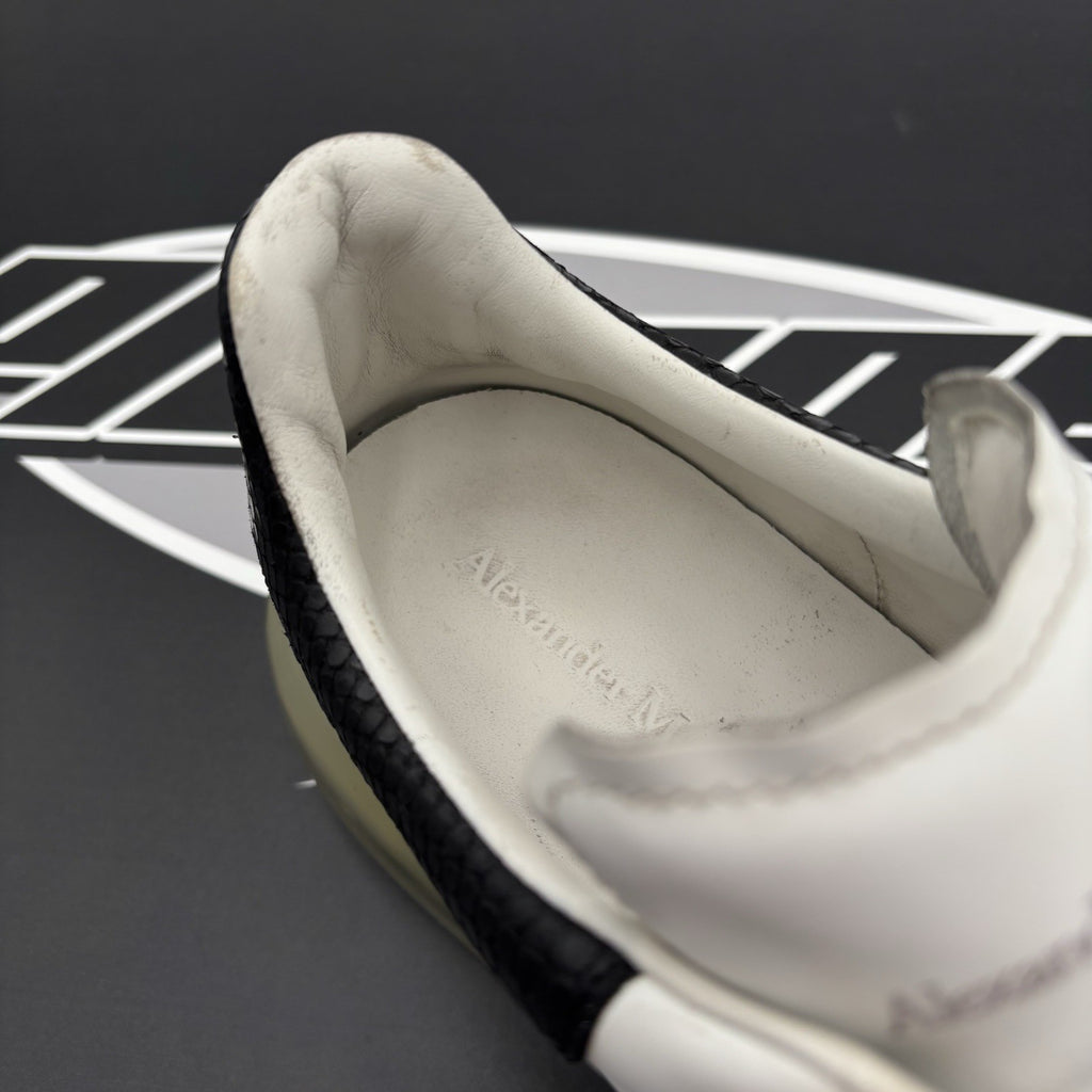 Size 42 (9 US) Alexander McQueen ' Transparent Sole, Snakeskin ' | GREAT!