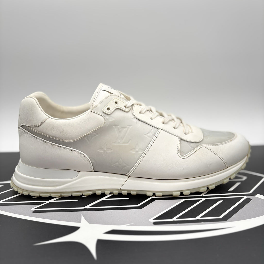 Size 12 LV (13-13.5 US) Louis Vuitton Run Away Sneaker ' White ' | GOOD!
