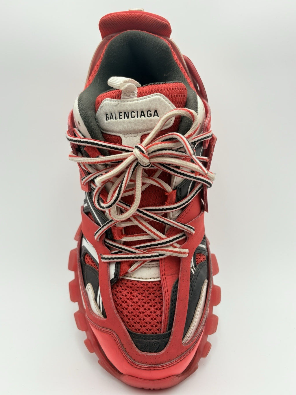 Size 42 (9 US) - Balenciaga Track Clear Sole ' Red ' | GOOD CONDITION!