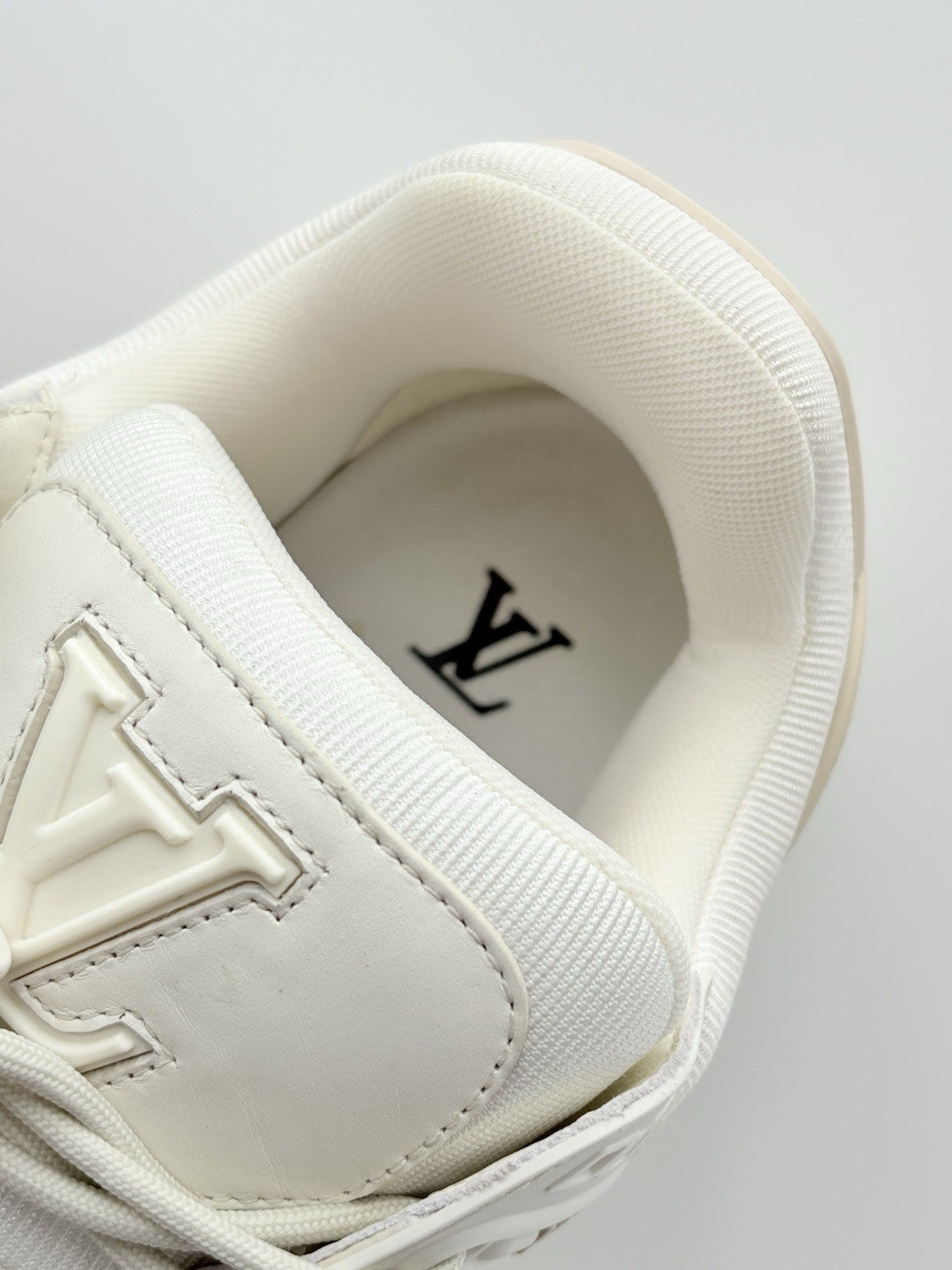 Size 10 LV (11-11.5 US) - Louis Vuitton Maxi Trainer ' White ' | WORN ONCE!
