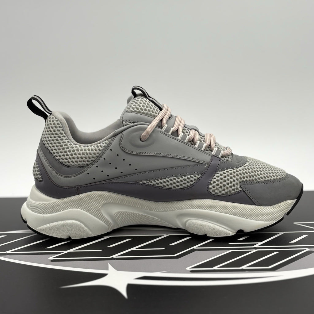 Size 44 (11 US) - Dior B22 Sneaker ' Grey Pink Laces ' | SUPER CLEAN!