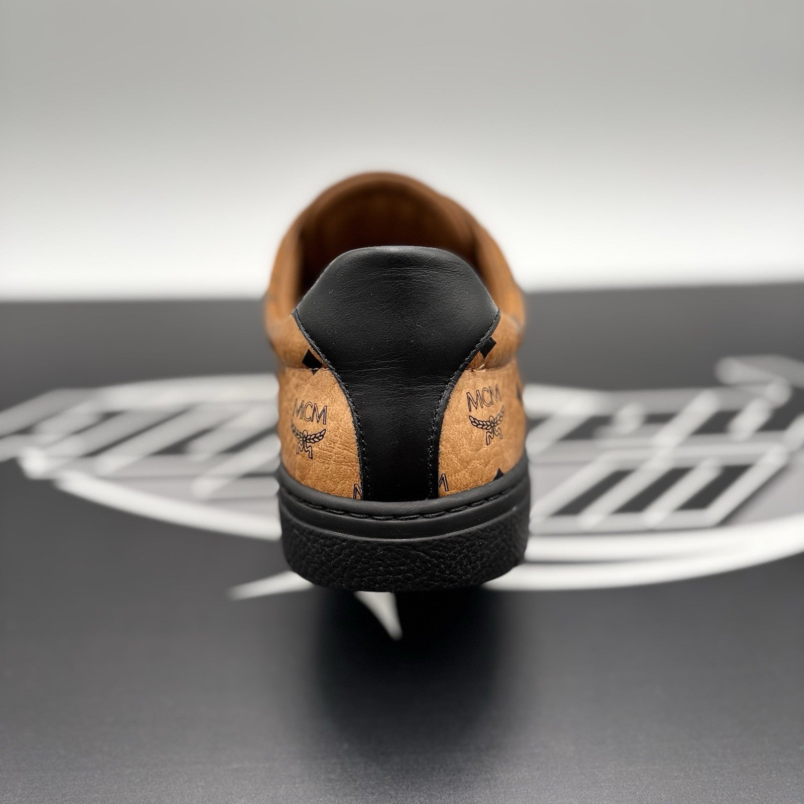 Size 41 (8 US) - MCM Terrain monogram-print sneakers | GOOD CONDITION!