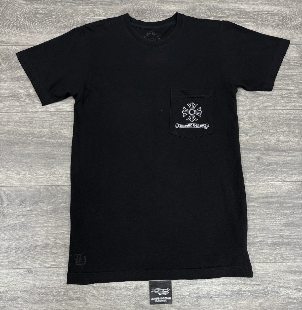 Size Small - Chrome Hearts Script Dagger Logo T-Shirt ' Black ' | GREAT COND!